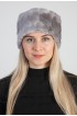 Grey mink fur hat – Created with mink fur remnants